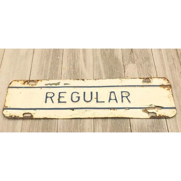 Chevrolet General Motors Other - Vintage REGULAR License Plate TOPPER Truck Ram Ford Chevy GMC
